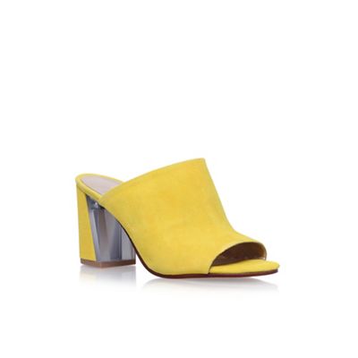 Yellow Gemily 9 high heel sandals